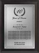 corporate recognition plaques-10 year