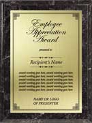 corporate recognition plaques-Employee Appreciation