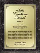 corporate recognition plaques-Sales Excellence