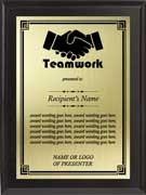 corporate recognition plaques-Teamwork Award 1